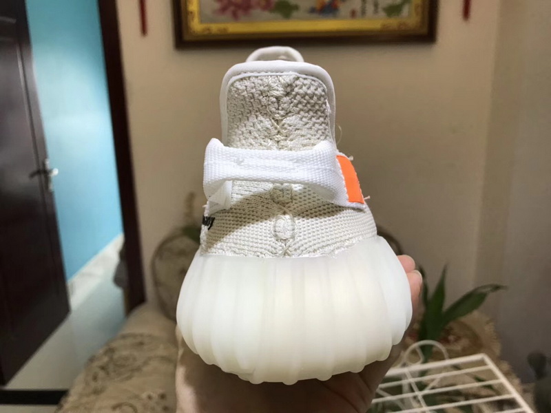 Super Max Adidas yeezy 350 V2 X Off- white OW GS